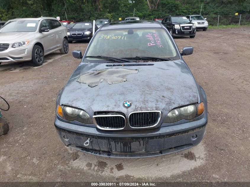 2003 BMW 325I I VIN: WBAET37433NJ33198 Lot: 39830911