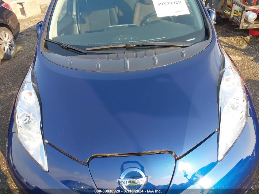 2017 Nissan Leaf Sv VIN: 1N4BZ0CP7HC300240 Lot: 39830920