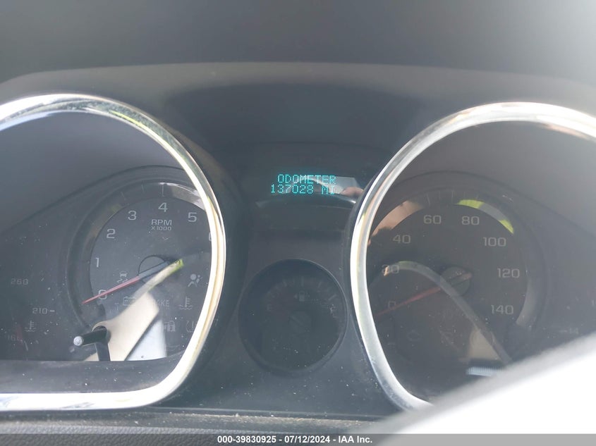 2012 Chevrolet Traverse 1Lt VIN: 1GNKRGED5CJ132258 Lot: 39830925