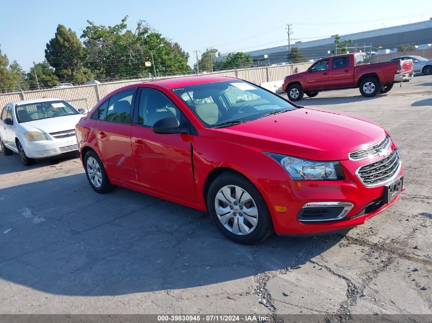 2016 Chevrolet Cruze Limited Ls Auto VIN: 1G1PC5SG1G7218407 Lot: 39830945