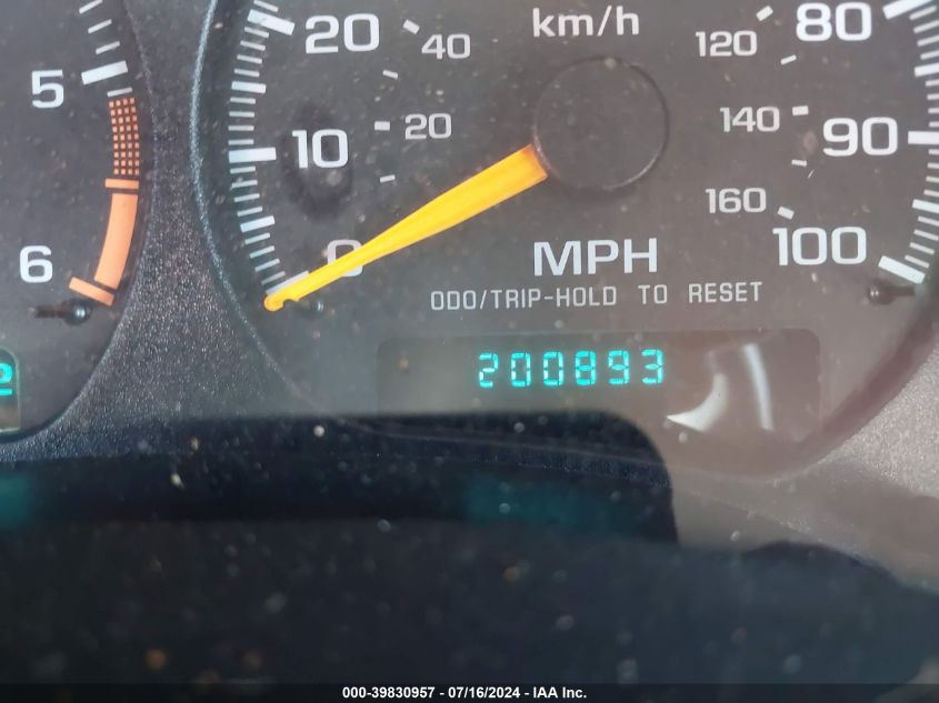 1998 Chevrolet Blazer Lt VIN: 1GNDT13W0W2106547 Lot: 39830957