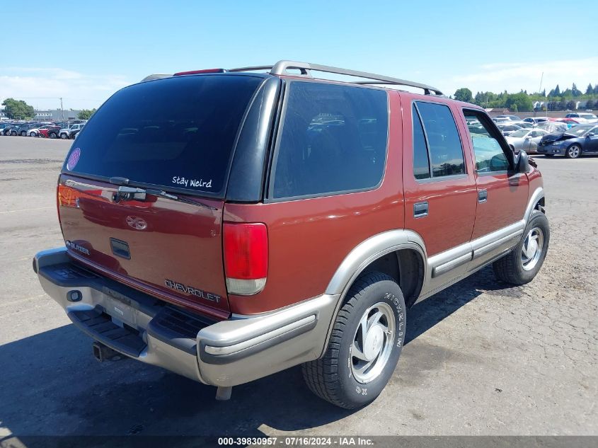 1998 Chevrolet Blazer Lt VIN: 1GNDT13W0W2106547 Lot: 39830957