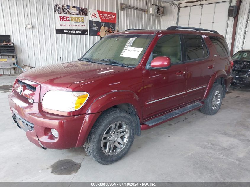 2007 Toyota Sequoia Sr5 V8 VIN: 5TDBT44A17S291979 Lot: 39830964