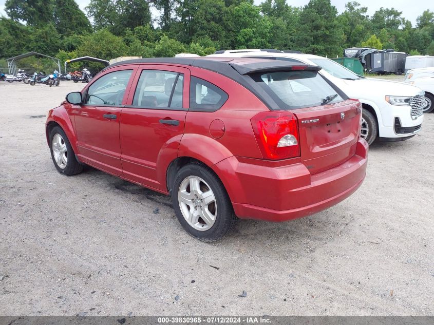 2007 Dodge Caliber Sxt VIN: 1B3HB48B37D228749 Lot: 39830965