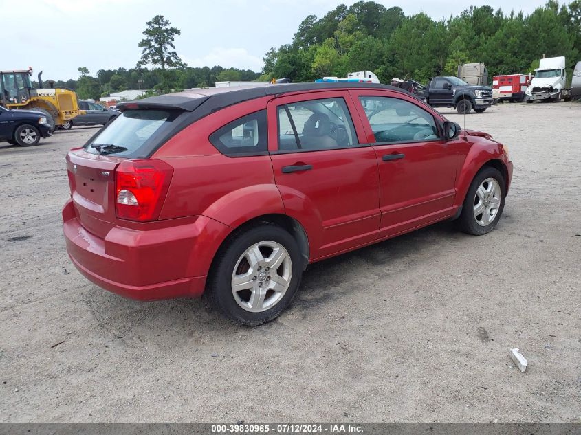 2007 Dodge Caliber Sxt VIN: 1B3HB48B37D228749 Lot: 39830965