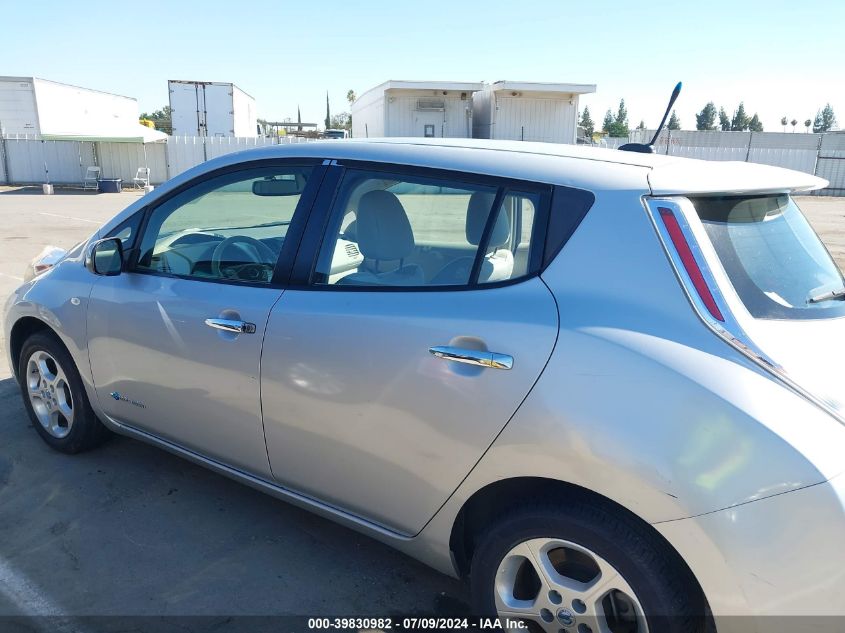 2012 Nissan Leaf Sl VIN: JN1AZ0CP7CT020951 Lot: 39830982