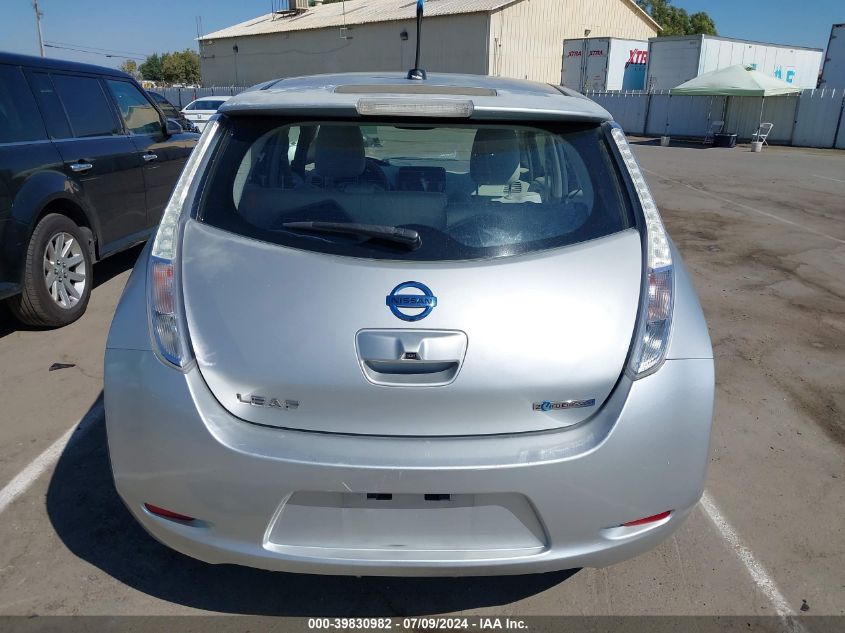 2012 Nissan Leaf Sl VIN: JN1AZ0CP7CT020951 Lot: 39830982