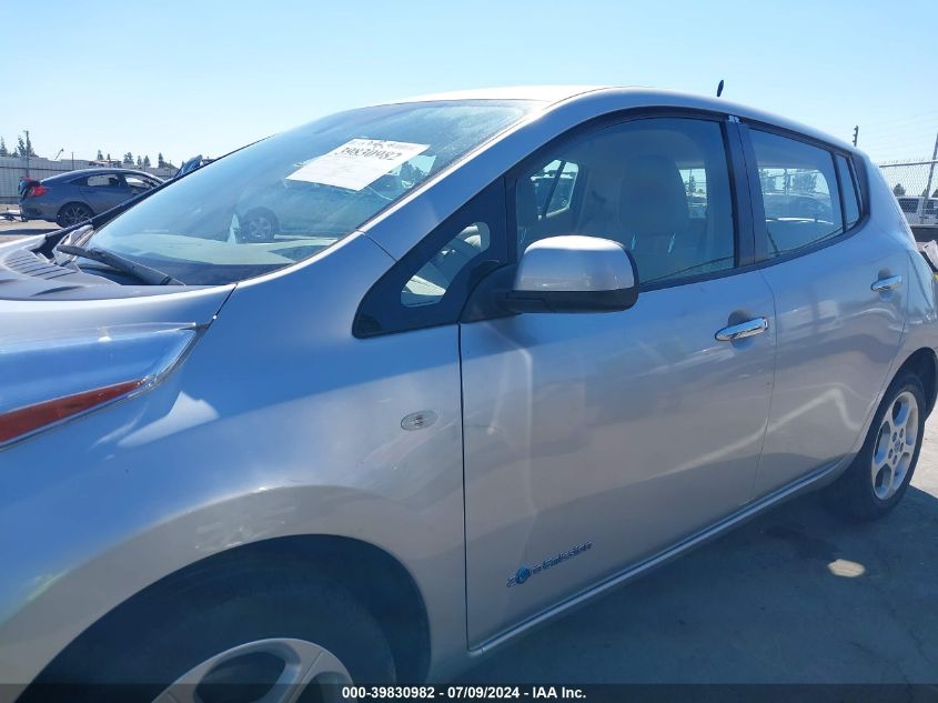 2012 Nissan Leaf Sl VIN: JN1AZ0CP7CT020951 Lot: 39830982