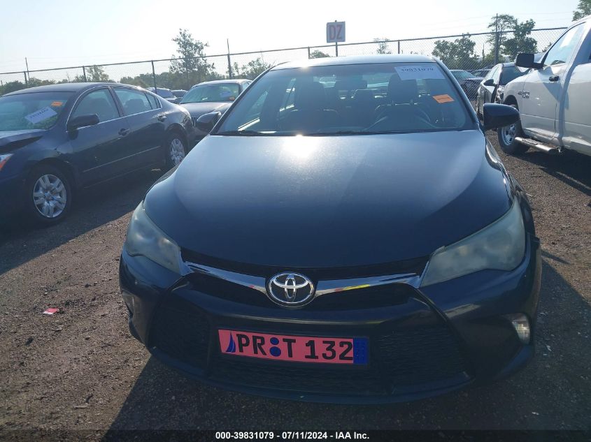 2015 Toyota Camry Se VIN: 4T1BF1FK0FU492113 Lot: 39831079