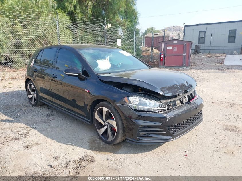 2021 Volkswagen Golf Gti 2.0T Autobahn/2.0T S/2.0T Se VIN: 3VW5T7AU2MM010942 Lot: 39831091