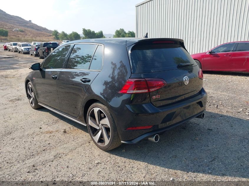 2021 Volkswagen Golf Gti 2.0T Autobahn/2.0T S/2.0T Se VIN: 3VW5T7AU2MM010942 Lot: 39831091