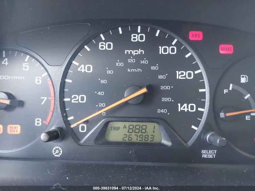 2001 Honda Accord Lx VIN: 1HGCG56571A114132 Lot: 39831094