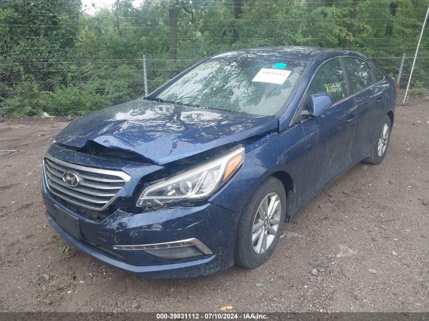 2015 HYUNDAI SONATA SE - 5NPE24AF9FH225006