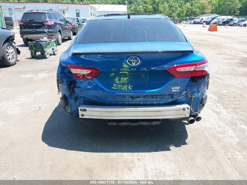 2020 Toyota Camry Xse Awd VIN: 4T1K61BK8LU015771 Lot: 39831118