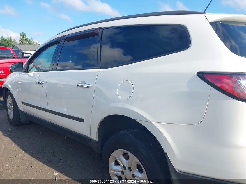 2013 Chevrolet Traverse Ls VIN: 1GNKRFKD2DJ254219 Lot: 39831129