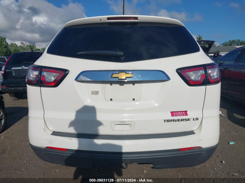 2013 Chevrolet Traverse Ls VIN: 1GNKRFKD2DJ254219 Lot: 39831129