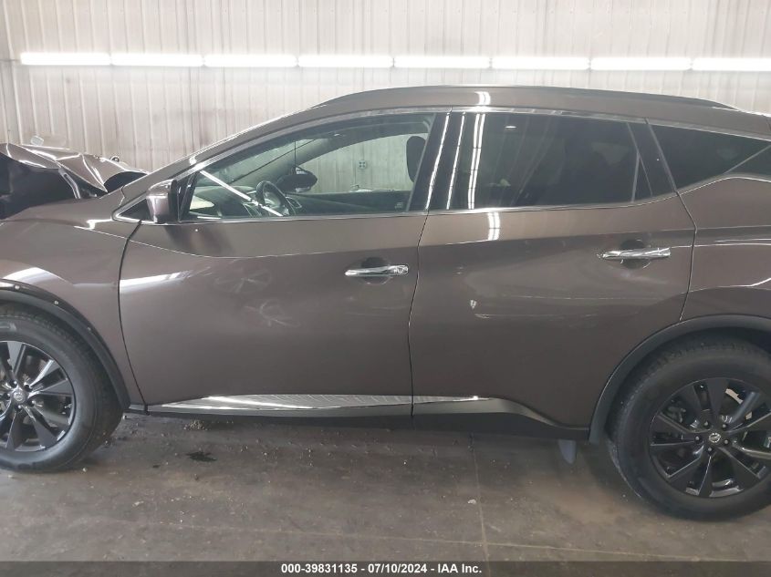 2018 Nissan Murano Sv VIN: 5N1AZ2MH1JN145344 Lot: 39831135