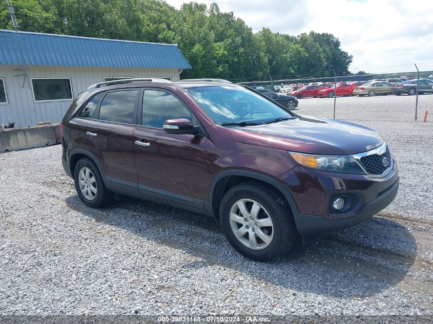 2013 Kia Sorento Lx VIN: 5XYKT3A6XDG328885 Lot: 39831168