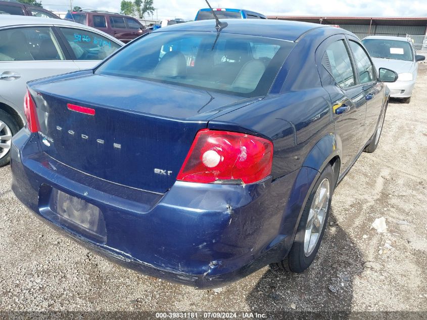 1C3CDZCB1EN162382 2014 Dodge Avenger Sxt