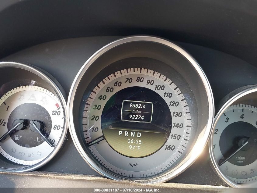 2012 Mercedes-Benz C 250 Luxury/Sport VIN: WDDGF4HBXCF853393 Lot: 39831187