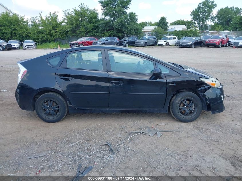 2011 Toyota Prius Two VIN: JTDKN3DU6B0248930 Lot: 39831188