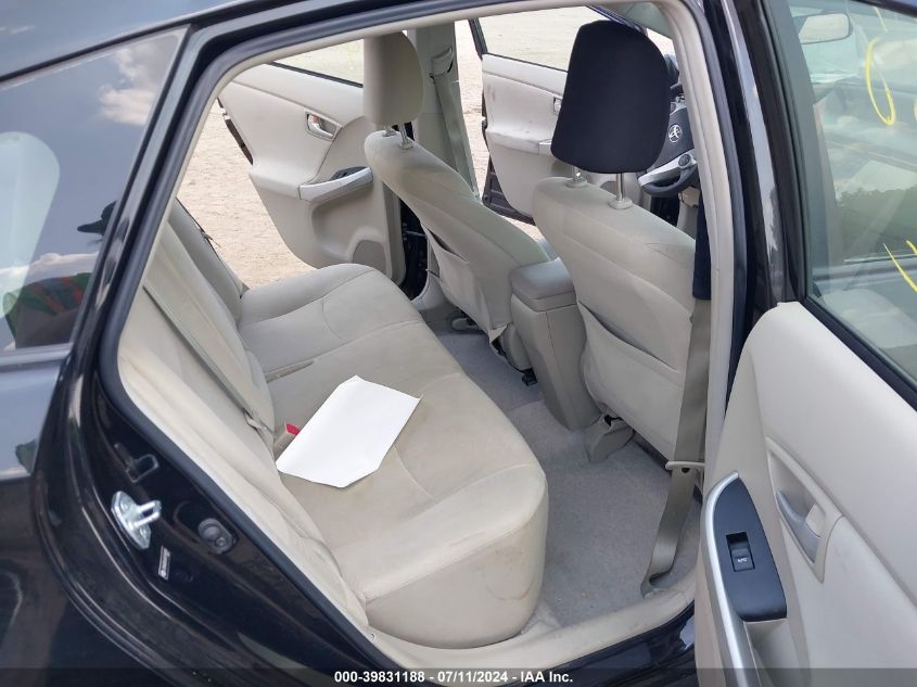 2011 Toyota Prius Two VIN: JTDKN3DU6B0248930 Lot: 39831188