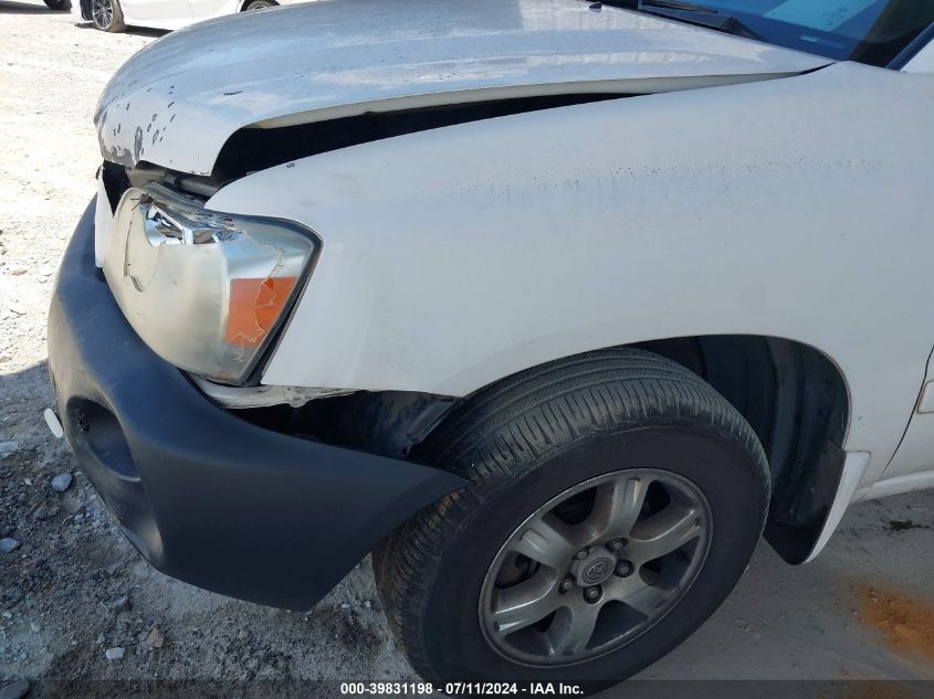 2007 Toyota Highlander V6 VIN: JTEGP21A770139478 Lot: 39831198