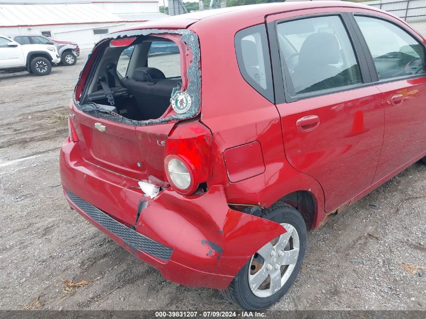 2009 Chevrolet Aveo Ls VIN: KL1TD66E09B649135 Lot: 39831207