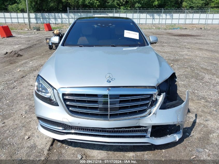 2018 Mercedes-Benz S 450 450 VIN: WDDUG6GB8JA367592 Lot: 39831218