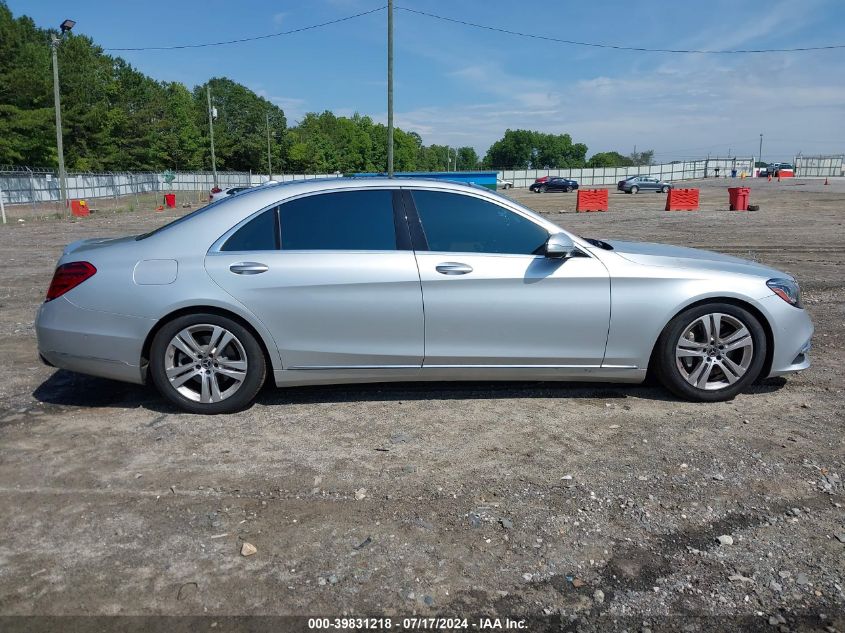 2018 Mercedes-Benz S 450 450 VIN: WDDUG6GB8JA367592 Lot: 39831218