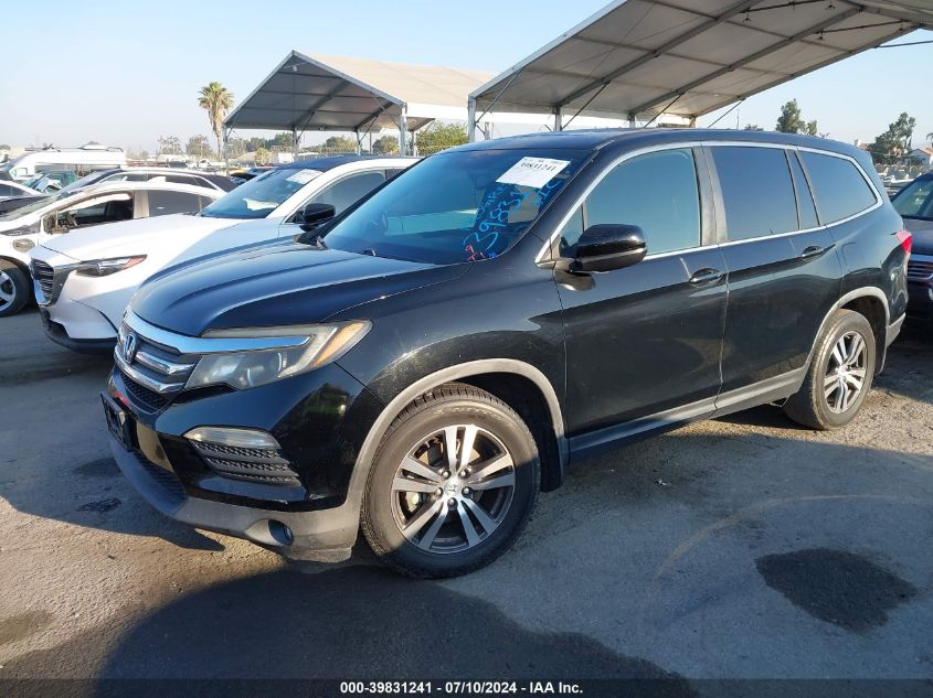 2016 Honda Pilot Exln VIN: 5FNYF5H73GB028967 Lot: 39831241