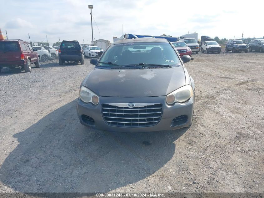 2005 Chrysler Sebring VIN: 1C3EL46X25N646177 Lot: 39831243