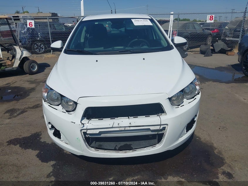 2013 Chevrolet Sonic Lt Auto VIN: 1G1JC5SG4D4119728 Lot: 39831260