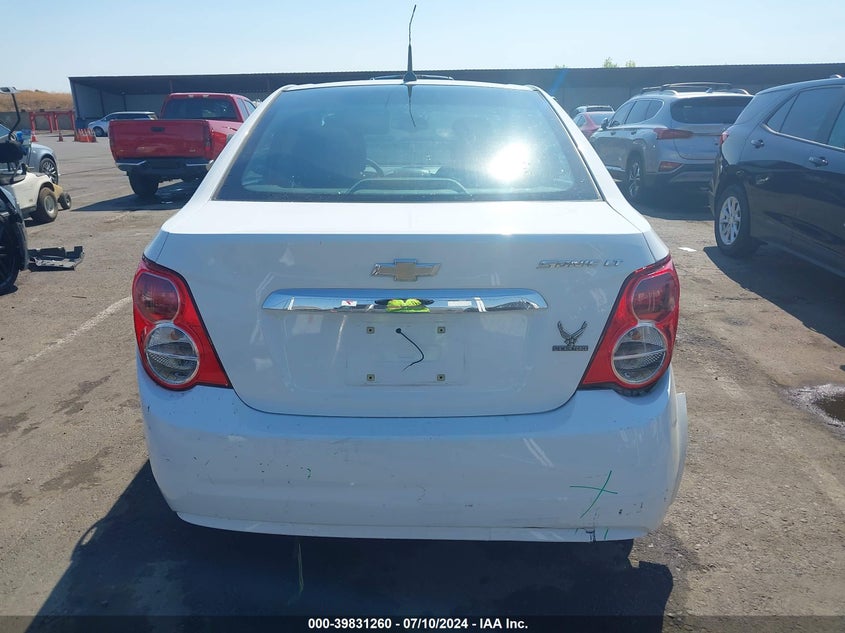 2013 Chevrolet Sonic Lt Auto VIN: 1G1JC5SG4D4119728 Lot: 39831260