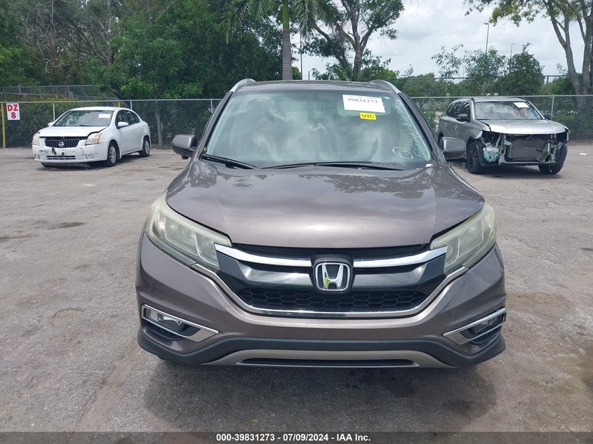 2015 Honda Cr-V Ex-L VIN: 2HKRM3H7XFH510740 Lot: 39831273