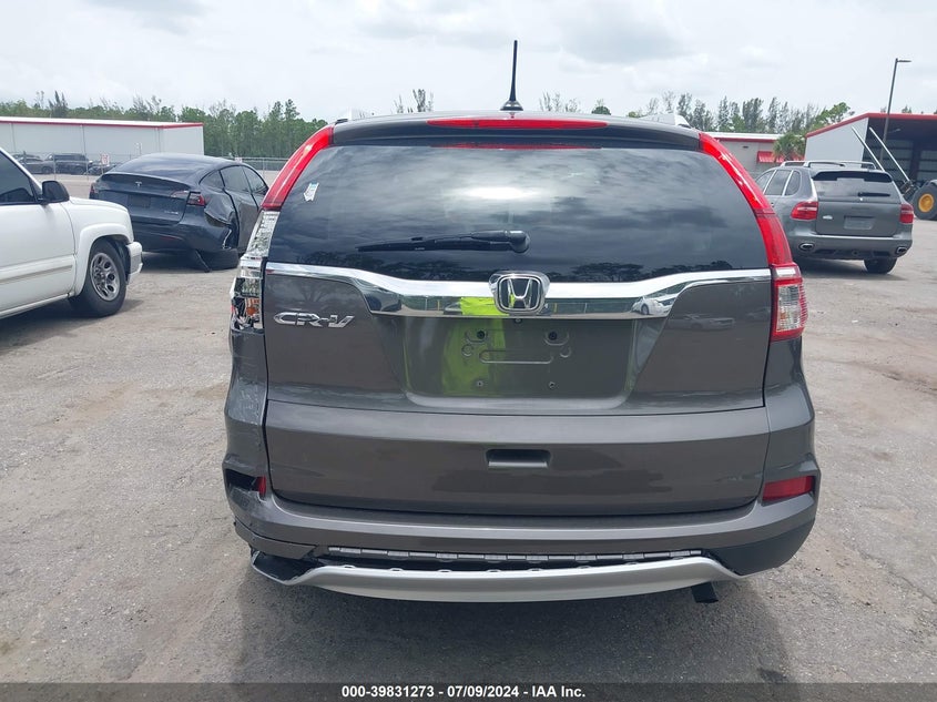 2015 Honda Cr-V Ex-L VIN: 2HKRM3H7XFH510740 Lot: 39831273