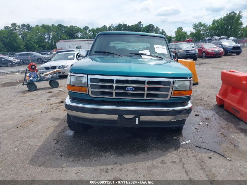 1996 Ford Bronco U100 VIN: 1FMEU15H3TLC04241 Lot: 39831281