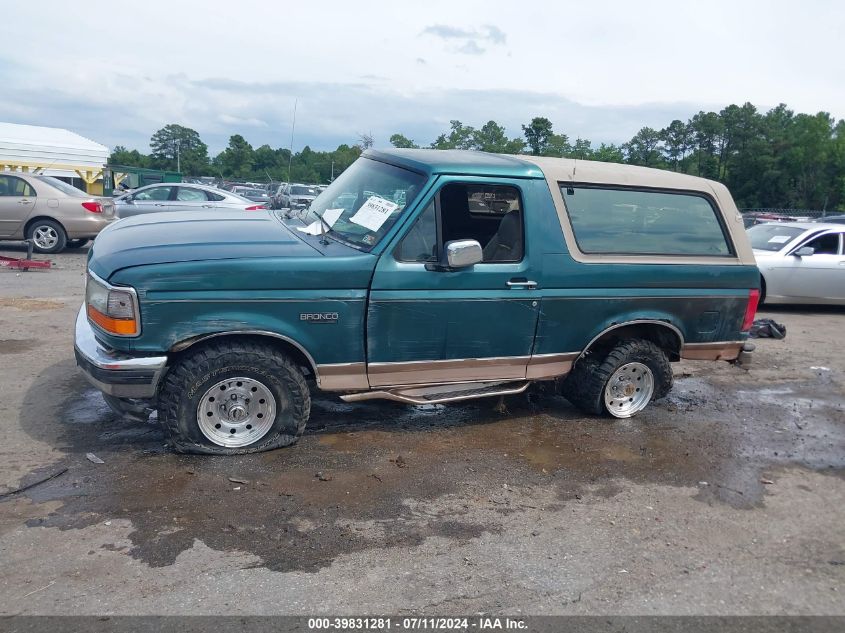 1996 Ford Bronco U100 VIN: 1FMEU15H3TLC04241 Lot: 39831281