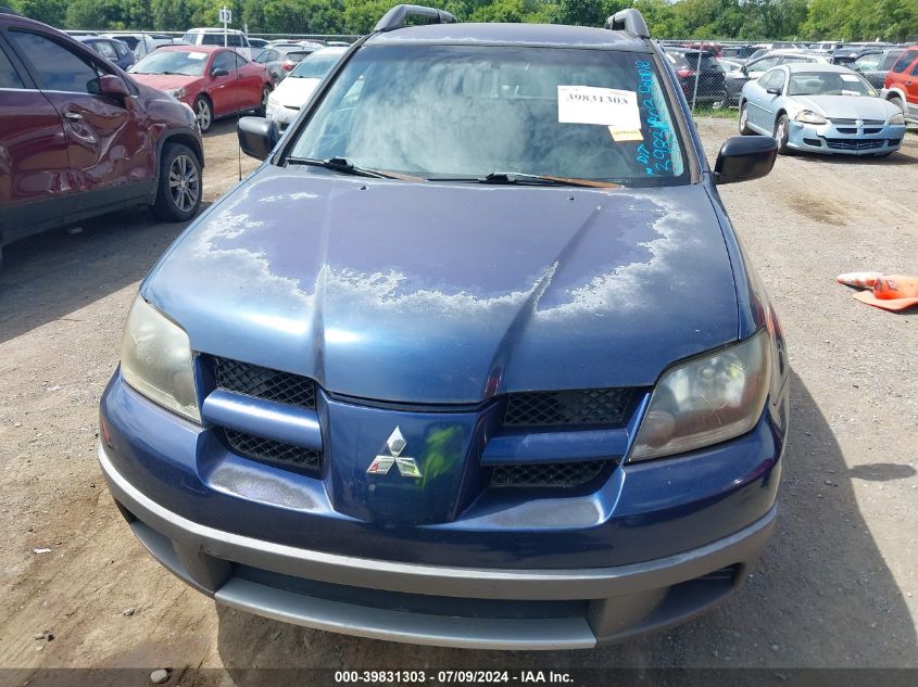 2003 Mitsubishi Outlander Ls VIN: JA4LX31G53U033461 Lot: 39831303