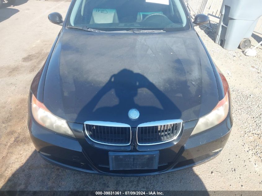 2007 BMW 328I VIN: WBAVA33507PG53327 Lot: 39831361