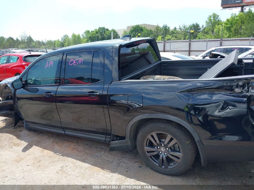 2017 Honda Ridgeline Sport VIN: 5FPYK2F12HB010963 Lot: 39831363