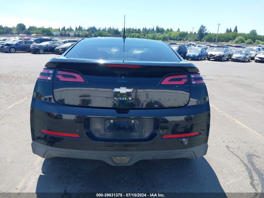 2012 Chevrolet Volt VIN: 1G1RB6E4XCU123813 Lot: 39831378