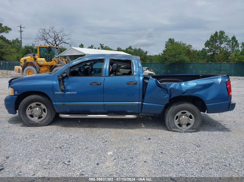 2005 Dodge Ram 2500 St/Slt VIN: 3D3KR28C05G765857 Lot: 39831382