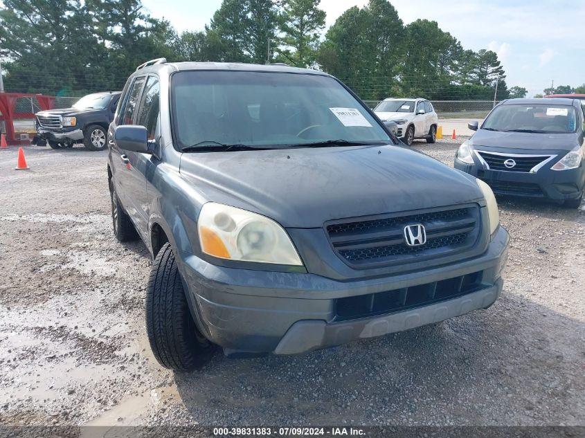 2004 Honda Pilot Ex-L VIN: 2HKYF18604H524175 Lot: 39831383