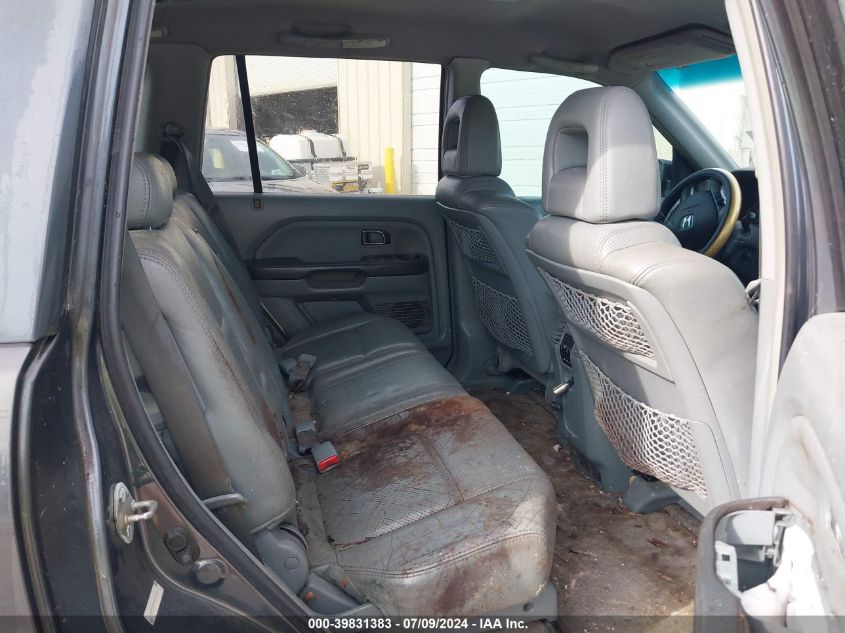 2004 Honda Pilot Ex-L VIN: 2HKYF18604H524175 Lot: 39831383