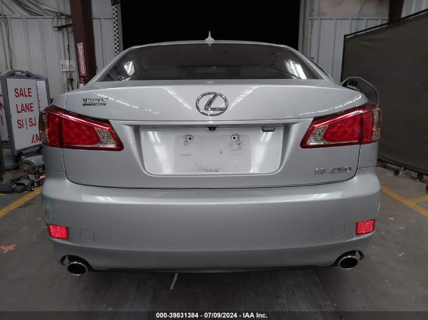 2011 Lexus Is 250 VIN: JTHBF5C27B2101060 Lot: 39831384