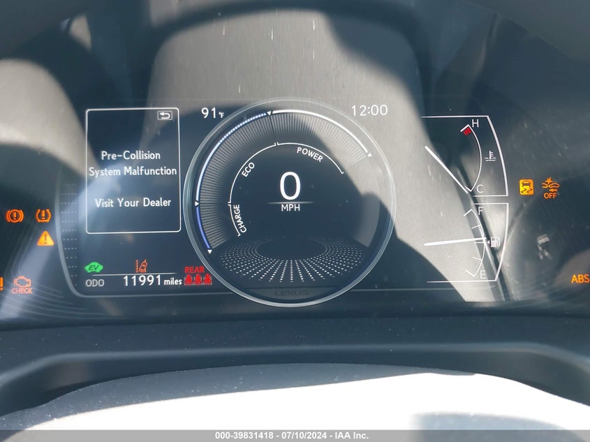 2023 Lexus Es 300H Base/300H Luxury/300H Ultra Luxury/300H F Sport Design/300H F Sport Handling VIN: 58ADA1C13PU026964 Lot: 39831418