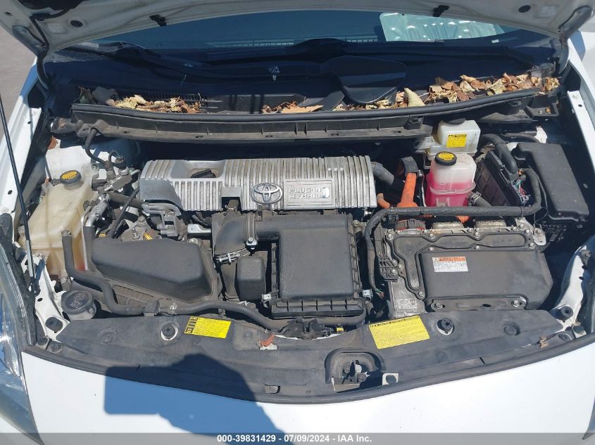 2014 Toyota Prius Plug-In VIN: JTDKN3DPXE3055483 Lot: 39831429