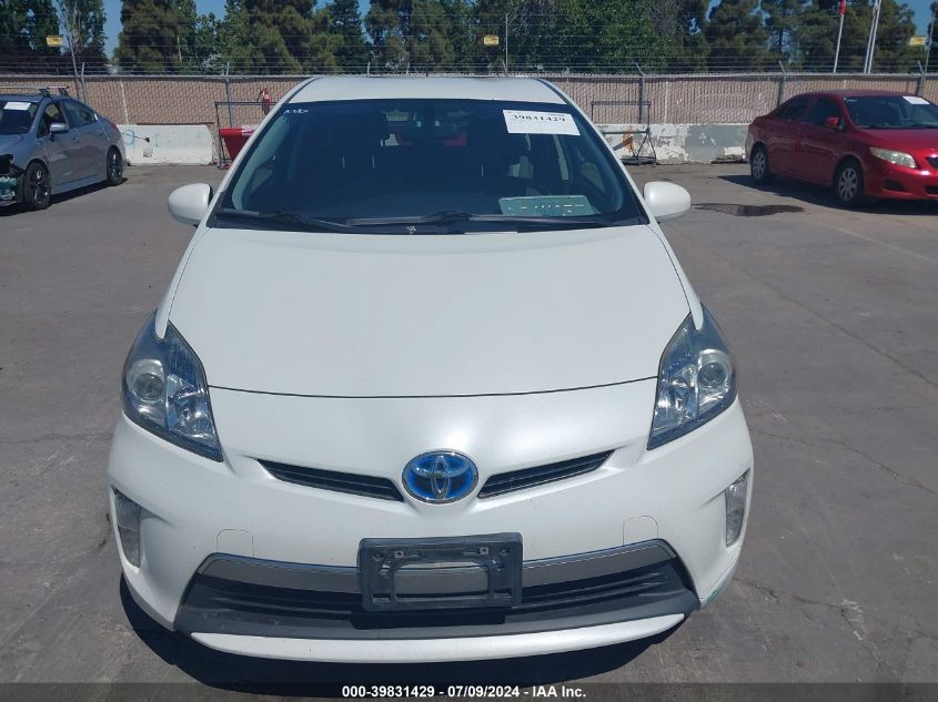 2014 Toyota Prius Plug-In VIN: JTDKN3DPXE3055483 Lot: 39831429