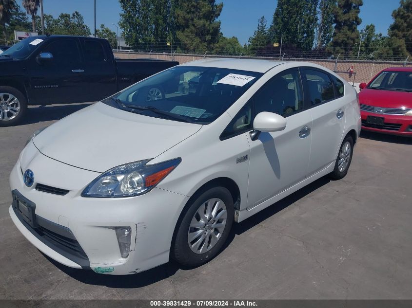 2014 Toyota Prius Plug-In VIN: JTDKN3DPXE3055483 Lot: 39831429